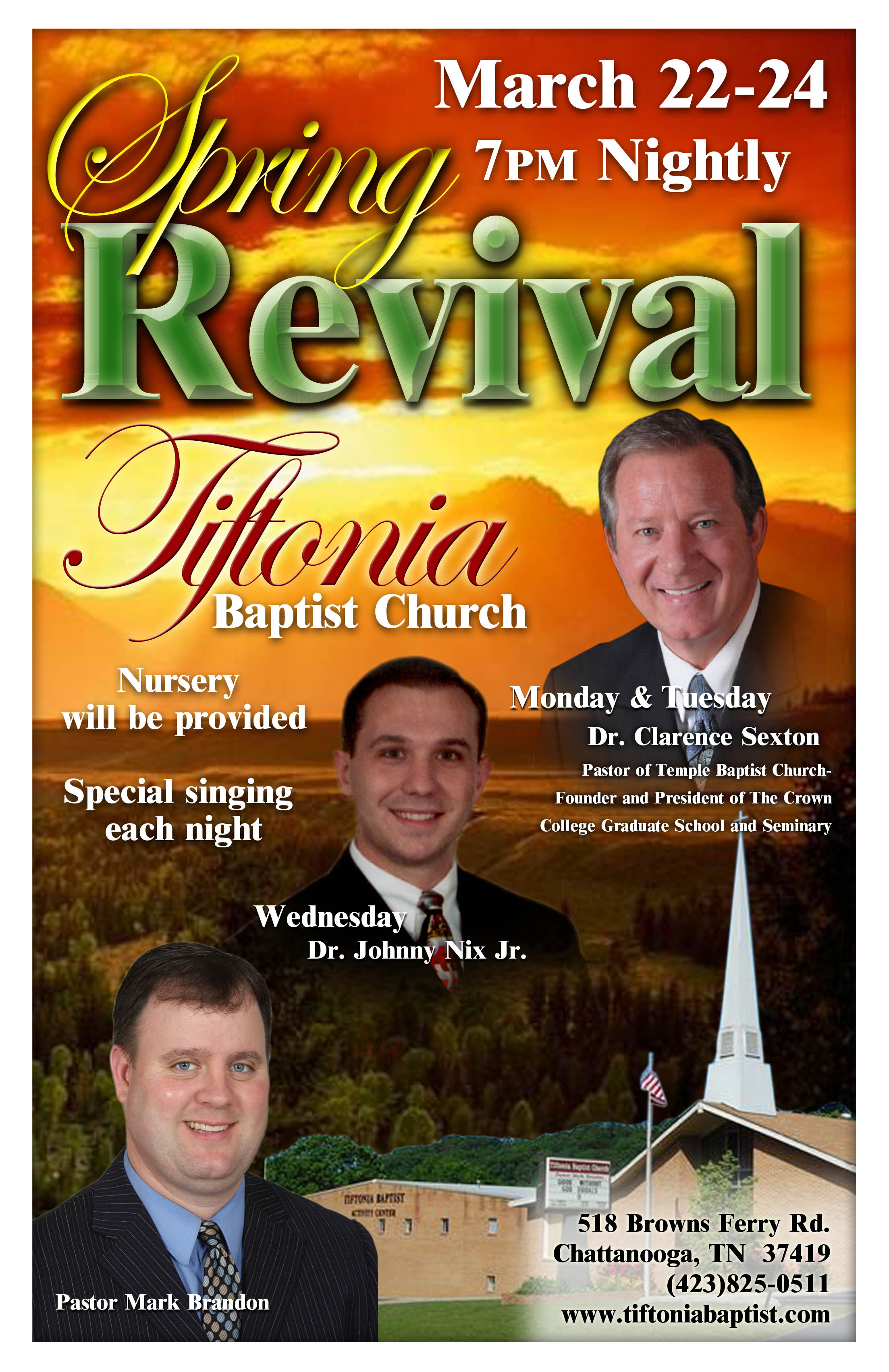 revival flyer clipart - photo #48
